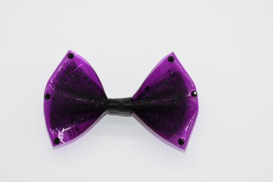 Midnight Orchid Black Crystal Edition Pet Hair Bow